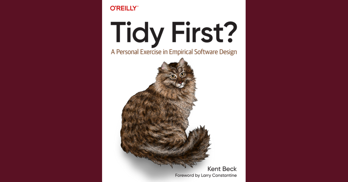 켄트 벡의 ‘Tidy First?’를 읽고